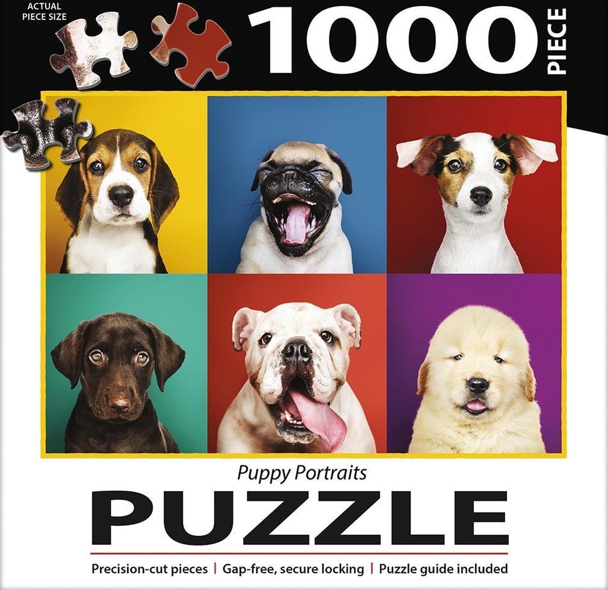 Comello Puppy Portraits Puzzel - 1000st