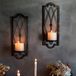 Merkloos Elegante Vintage Wandkandelaars voor Stijlvolle Wanddecoratie in Zwart en Goud (2 stuks)