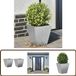 vidaXL Plantenbakken 2 st 30x30x30 cm gegalvaniseerd staal