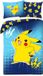 Pokemon Housse de couette - 140 x 200 cm - Coton - Bleu