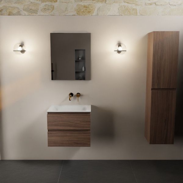 Mondiaz Aivy badmeubelset - 60 cm - Talc - Mocha