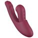 Vibeconnect Vibromasseur 2-en-1 point G et clitoridien - silicone rouge