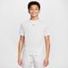 Nike Multi Dri-Fit Shirt met korte mouwen voor Oudere Kinderen (Jongen), Wit/Wit/Zwart, HJ3771-100, L