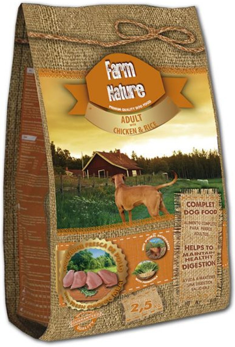 Farm nature chicken / rice hondenvoer 2,5 kg