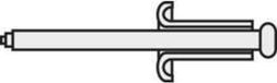 TOOLCRAFT 194733 Rivet aveugle (Ø x l) 3 mm x 6 mm Acier Aluminium A3*6 D7337-AL/ST 10 pièce(s)