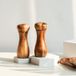 Molen van keramiek - Set met schaal - Hout van acacia - 155 cm - 6 cm