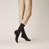 Kunert Soft Wool Cotton Dames Sokken - Brown mel. - Maat 39-42