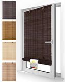 Sol Royal Bamboe Rolgordijn Zonder Boren 130x160 cm Bruin