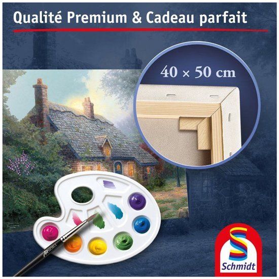 Schmidt My ArtNOBLE – 50x40 cm schilderset – Moonlight Cottage – Premium