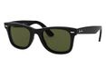 Ray-Ban WAYFARER EASE zonnebril Vierkant Zwart Gepolariseerde lens Groen