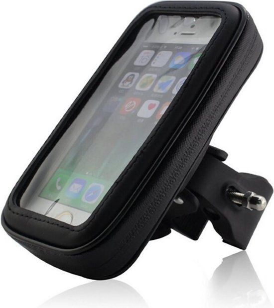 Poqlo Telefoonhouder Fiets Waterdicht - Universeel - 5.5 inch - Zwart