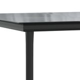 VidaXL 5-delige Tuinset met kussens poly rattan zwart