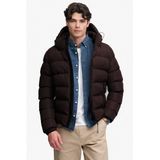 Superdry Roodbruine Gewatteerde Winterjas