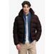 Superdry Roodbruine Gewatteerde Winterjas