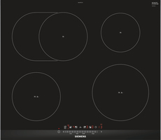 Siemens EH675FFC1E - 60cm Induction Hob - Black & Stainless Steel