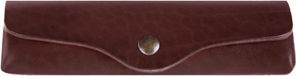 MIKA JÜSCHA GmbH Brillenkoker MIKA bruin - zadelleer 16x3x8cm