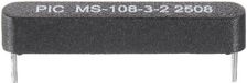 PIC MS-108-3 Contact à lames souples 1x NO 200 V/DC, 140 V/AC 1 A 10 W