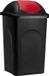Somultishop Deuba Vuilnisbak met Klapdeksel - 60 Liter - Zwart/Rood