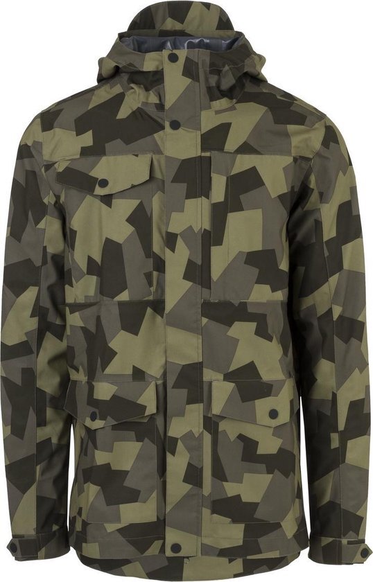 AGU Urban Outdoor Pocket 2.5 Layer Regenjas - Mannen - Camo Print