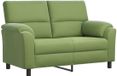 vidaXL Bank Lichtgroen 154 x 85 x 93 cm fluweel
