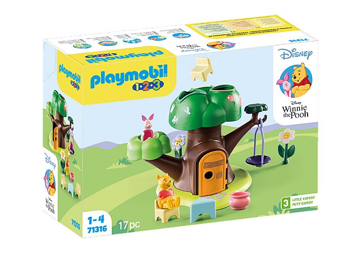 PLAYMOBIL 1.2.3 & Disney Winnie de Poeh Boomhut - 71316