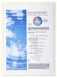 Sachet Exacompta Pak van 10 zelfklevende tassen - gladde PVC 14/100ste - A4 - Transparant