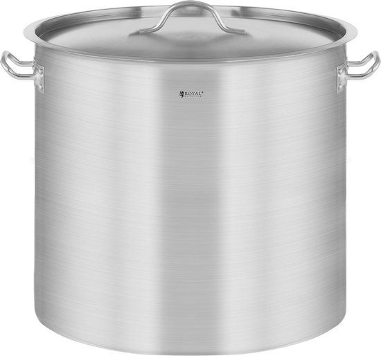 Royal Catering Kookpan inductie 20 L - 18.5 l - 328 mm - Zilver