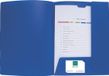 Exacompta 43502E presentatiemappen (PP, Krea Cover, DIN A4) 10 stuks blauw