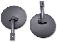 HIGHSIDER espejo para extremos de manillar SuperBike Negro (juego)