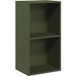 DESIGN IN Portant De Bois Chauffage Vert Olive 40x30x75 Cm