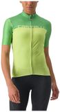 Castelli Velocissima Korte Mouw Wielertrui Vrouw S Bright Lime / Absinthe Green