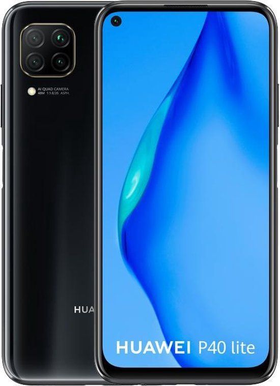 Huawei P40 Lite - Smartphone - 128 GB - Zwart