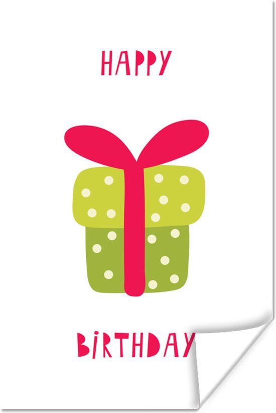 PosterMonkey Poster - Happy birthday - 40x60 cm