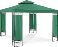 Uniprodo Tuin Pergola - 3 x 3 m - 160 g/m² - Donkergroen