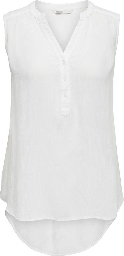 ONLY ONLJETTE LIFE Dames Tanktop - Cloud Dancer - Maat 34