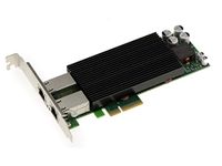 KALEA-INFORMATIQUE PCIe x4 Dual Port RJ45 Gigabit Ethernet PoE+ 30W Netwerkkaart met Intel JL82576EB Chipset