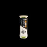 Dunlop D TB STAGE 2 Oranje 3PET- Tennisballen - Geel