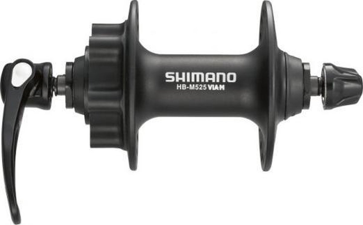 Shimano Voornaaf Shimano FH-M525 - 32 gaats 6 bouts remschijfbevestiging - zwart