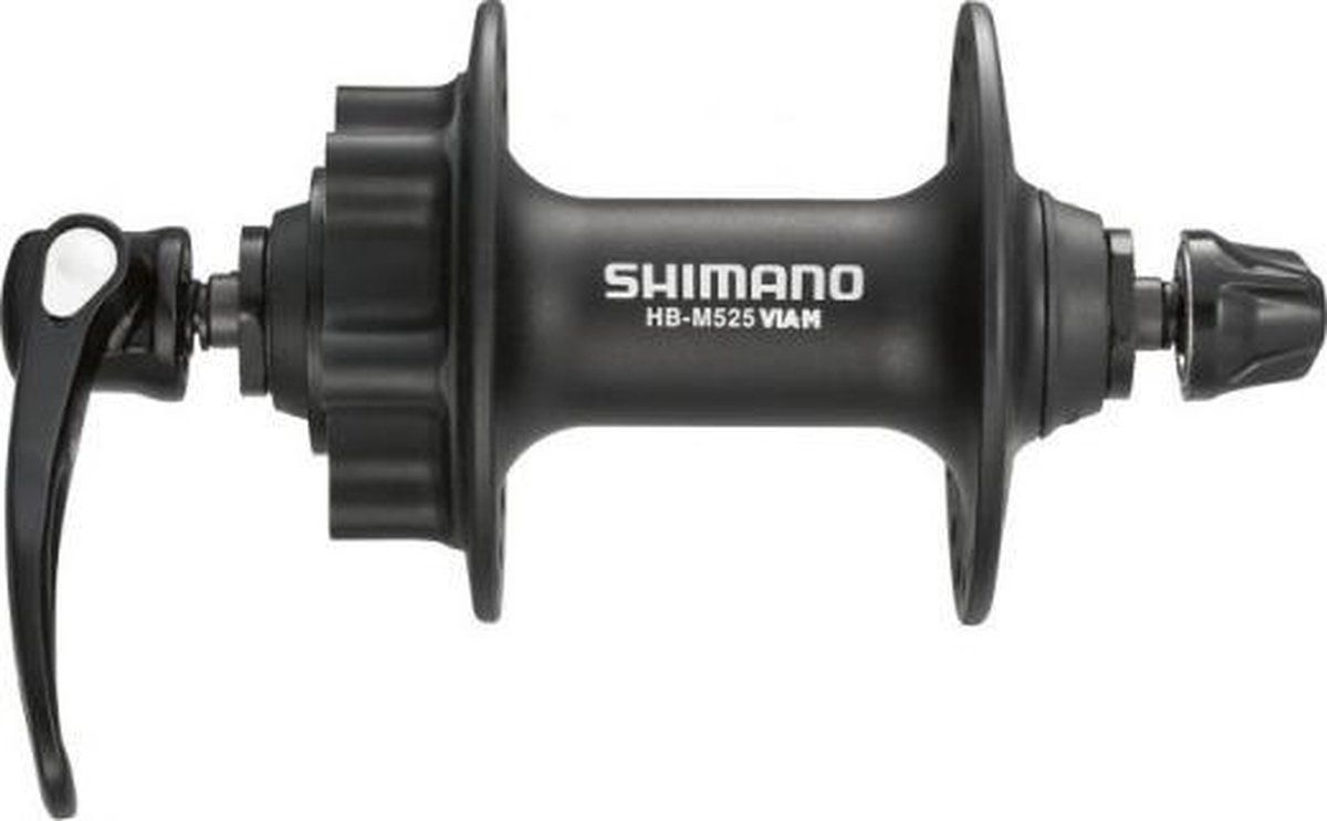 Shimano FH-M525 - Voornaaf - 32 gaats - 6 bouts - zwart