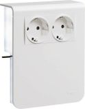 Hager Tehalit Stopcontact voor Accessoires voor elektroplintsysteem Wit 1 stuk(s)