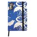 Mitama Notitieboek Large - Grafische WAVES - MEMO BOOK - Notebook - Soft Touch Cover - Binnenvak + Potlood inbegrepen - gelinieerd blad - 13 x 21 cm