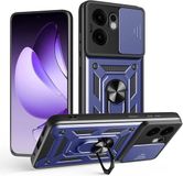 Techsuit Camshield Back Cover Blauw Geschikt voor Oppo Reno13 F 4G/5G / Reno13 FS 5G