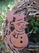 Edelrost Weihnachtsdekoration, Schneemann Frosty - groß