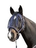 HKM Anti fly Vliegenschutzfrontriem Donkerblauw Full