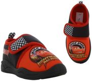 Leomil Disney Cars - Pantoffels voor jongens - Lightning McQueen Sloffen voor kinderen met klittenbandsluiting en Bliksem - Maat 24 - Rood