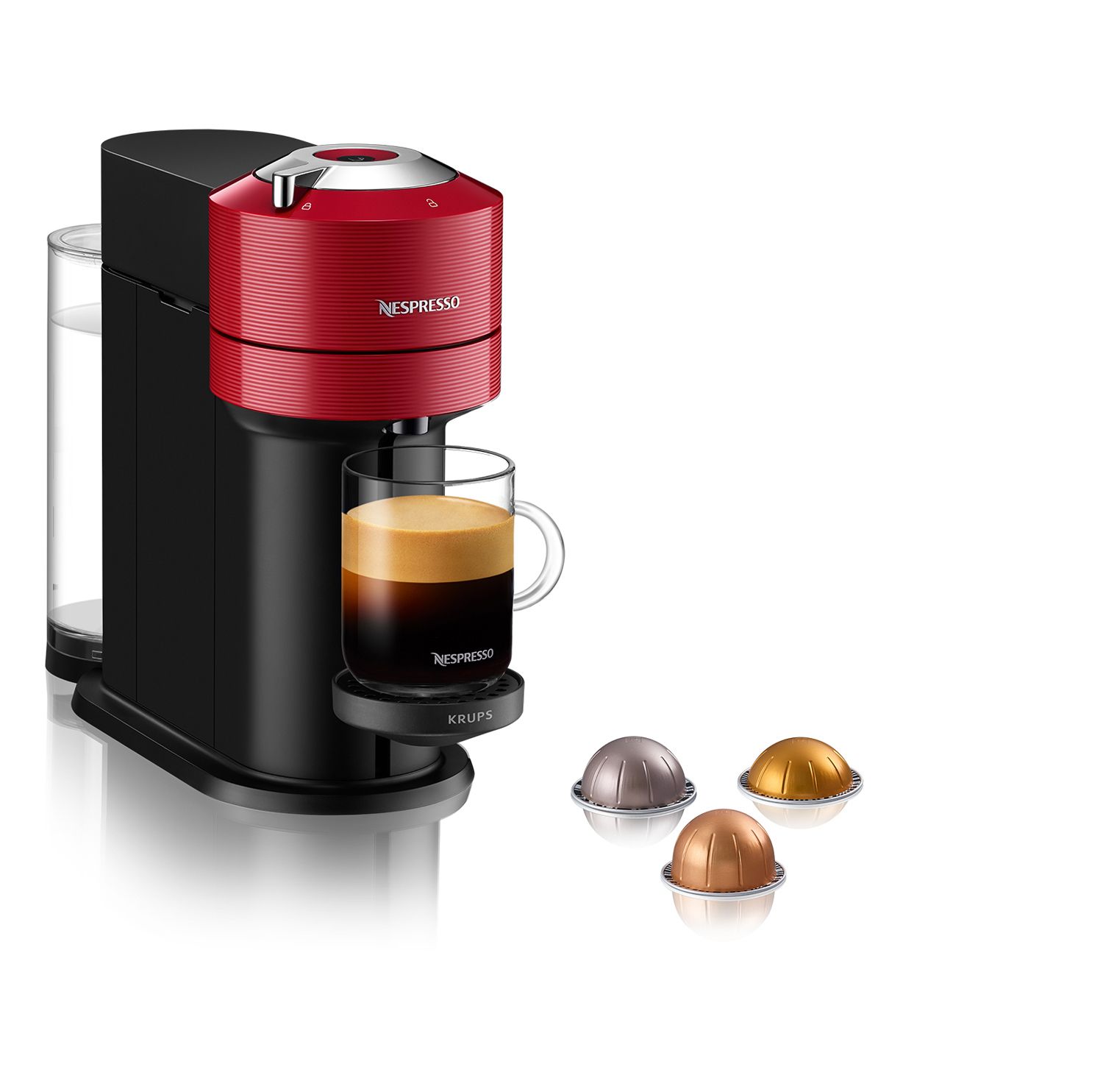 Krups Vertuo Next XN9105 - Rood - Koffiecupmachine