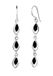 Elli - Oorbellen - Dames Oor Hanger Veer Boho Festival met Email in 925 Sterling Zilver - Dames