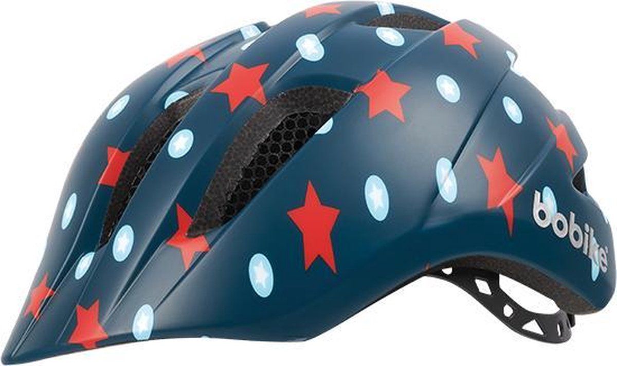 Bobike Plus Navy Stars Fietshelm - Maat S (52-56cm)