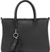 ROECKL Leren Shopper Utensil zak Dora Medium Black Zwart