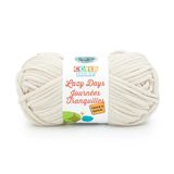 Lion Brand Yarn Garen, Polyester, Crème, 1 Pack